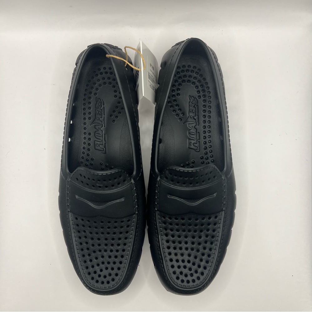 Floafers Shoes Country Club Loafers Driving Slip On NEW WITH TAGS Black Size 8 - Picture 4 of 11